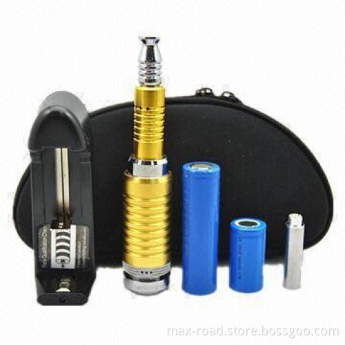 E-cigarette eGo LED kit with 300 to 450 puffs each cartridge